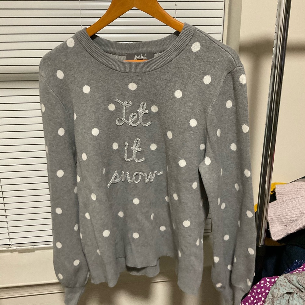 Madewell let it snow sweater